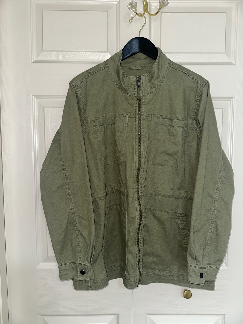 GAP Olive Green Military-Style Field Jacket